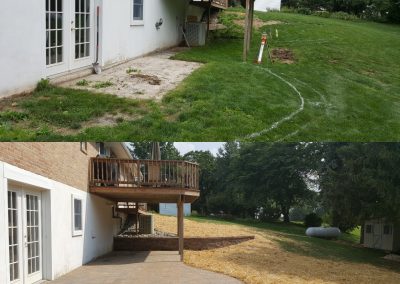 Patio Before and After | Tom Hershey Landscaping